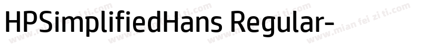 HPSimplifiedHans Regular字体转换